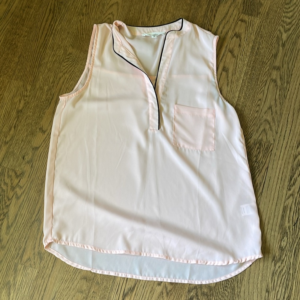 Sheer tank top